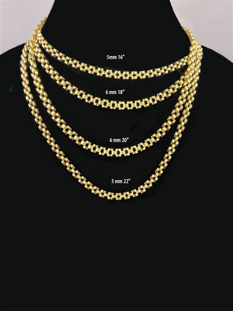 china14k gold 6mm rolex presidential 16 chain necklace